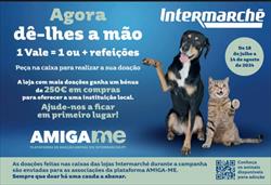 Intermarché lança 11ª edição da campanha Amiga-me para apoiar animais resgatados
