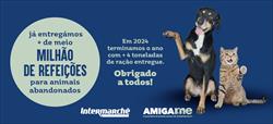 Intermarché já entregou mais de meio milhão de refeições para animais abandonados